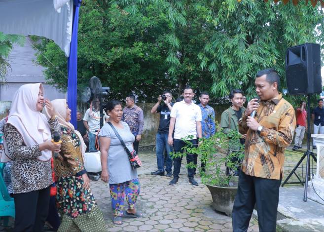 Pastikan Harga Terjangkau, Muflihun Tinjau Gerakan Pangan Murah di Kelurahan Maharatu