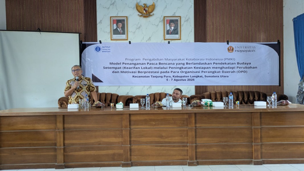 ITB Terapkan Nilai Kearifan Lokal sebagai Landasan Penanganan Pascabencana di Tanjung Pura, Sumatera Utara