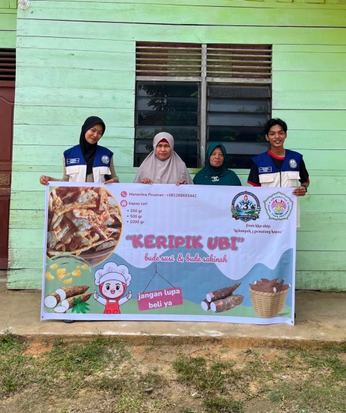 KKN Universitas Hang Tuah Pekanbaru Dorong Promosi UMKM Lokal di Pematang Kapau