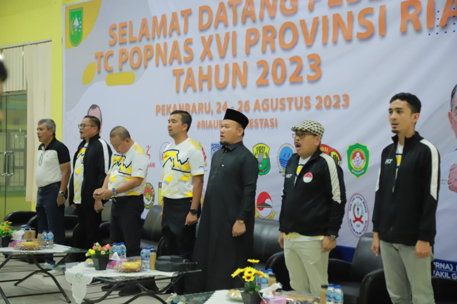 Atlet Riau Diberi Pembekalan Jelang Berangkat ke Popnas XVI