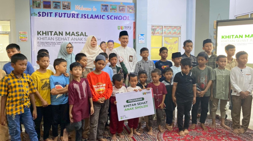 PT Riau Petroleum Gelar Sunatan Massal untuk Anak-anak Sekolah