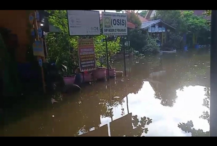 Terdampak Banjir, Disdik Pekanbaru Liburkan 17 Sekolah