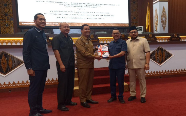 DPRD Pekanbaru Paripurnakan LKPJ Pemko Tahun 2024