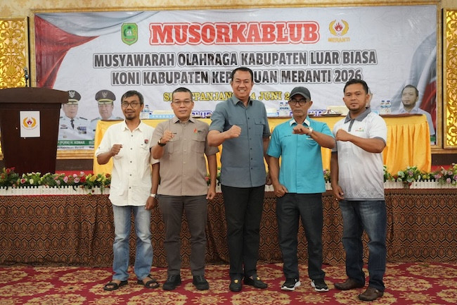 Musorkablub Tuntas, Hidayat Abdurrahman Nakhodai KONI Meranti 2026-2030