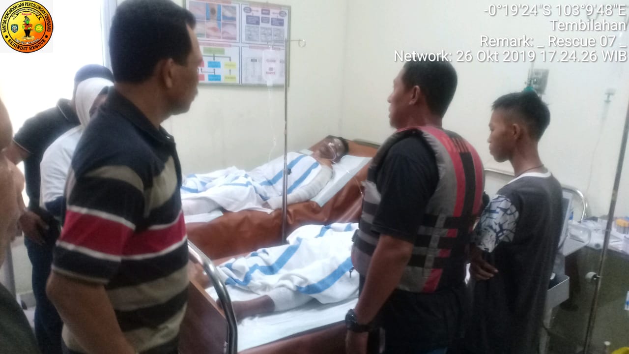 Kapal motor Kuala Buana II Terbakar,Tujuh Orang Luka-Luka 