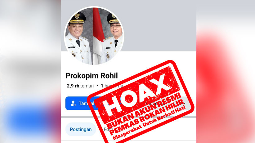 Waspada! Pemkab Rohil Ingatkan Warga Tak Tertipu Akun Medsos Palsu Prokopim