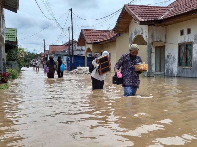 Terdampak Banjir, 6.467 Warga di Riau Mengungsi