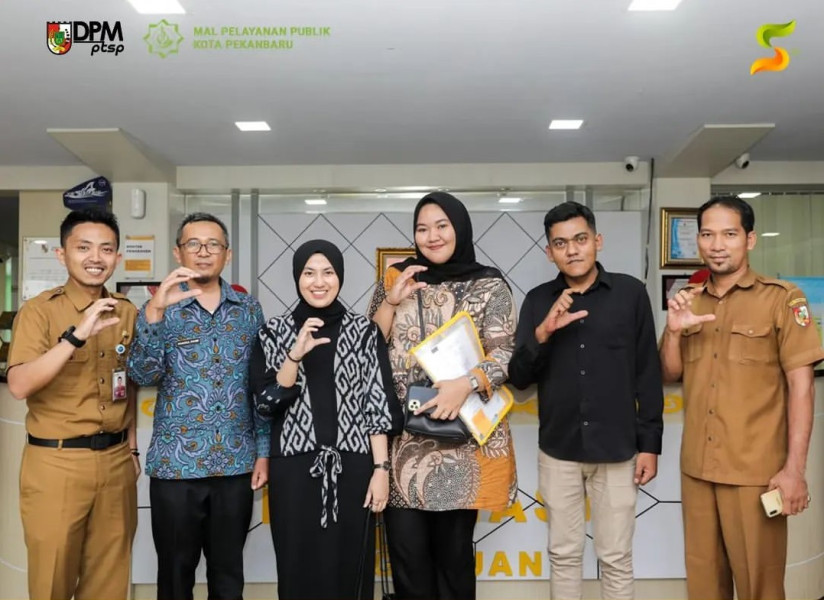 Bahas Promosi Penanaman Modal, DPMPTSP Kota Bukittinggi Kunjungi DPMPTSP Kota Pekanbaru