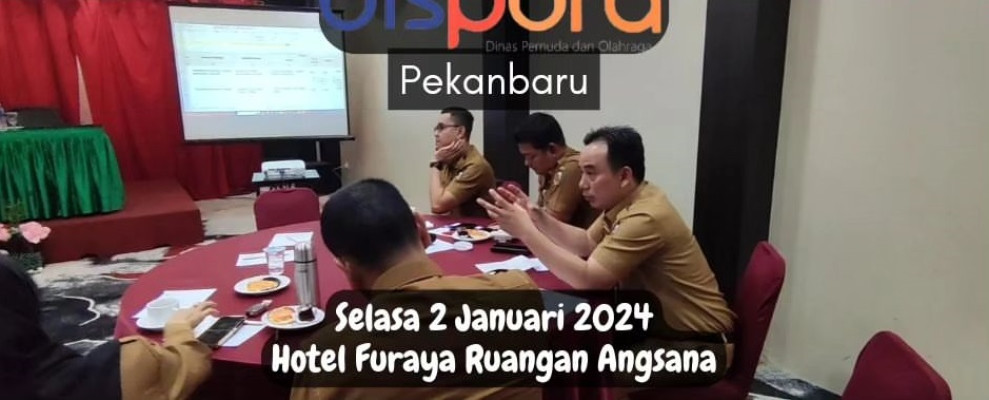 Dispora Kota Pekanbaru Gelar Rapat Penyusunan Rencana Penilaian Peta Risiko