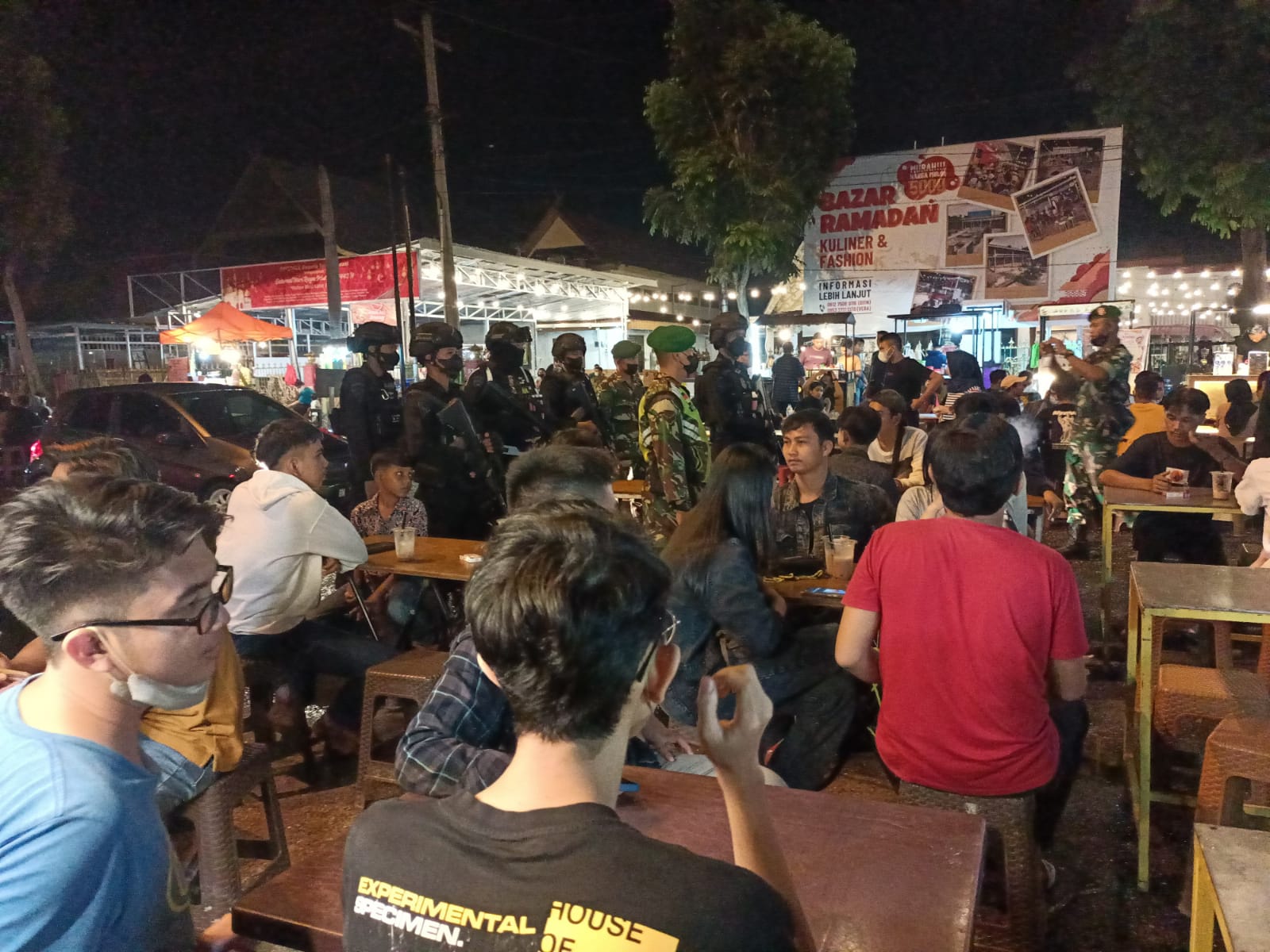 Kasus Covid-19 Melandai, Babinsa -bhabinkamtibmas Tetap Gelar Patroli Sinergitas, Berikan  Edukasi Prokes  Masyarakat  