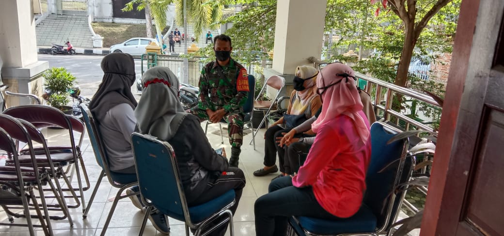 Komsos, Serda Sumarsono Imbau Warga Taati 4 M