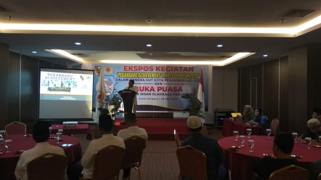 KONI Kota Pekanbaru Ekspos Program Pekanbaru Achievement Sports Tourism 2019