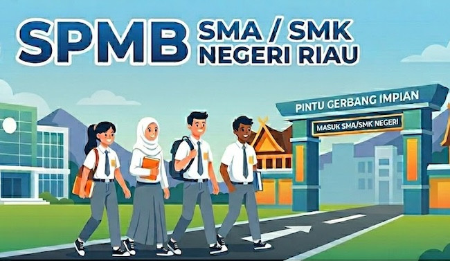 SPMB SMA/SMK Negeri Riau, 55.652 Calon Siswa Sudah Pilih Sekolah