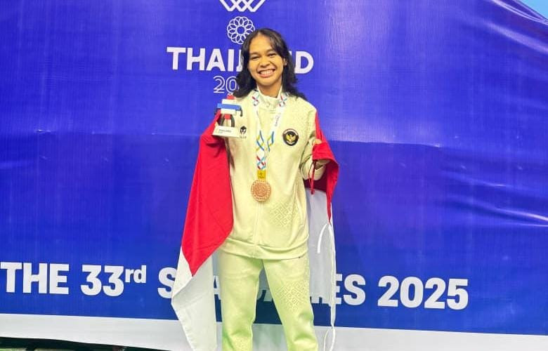 Mahasiswi Fakultas Teknik Unilak Raih Perunggu Sepak Takraw SEA Games 2025