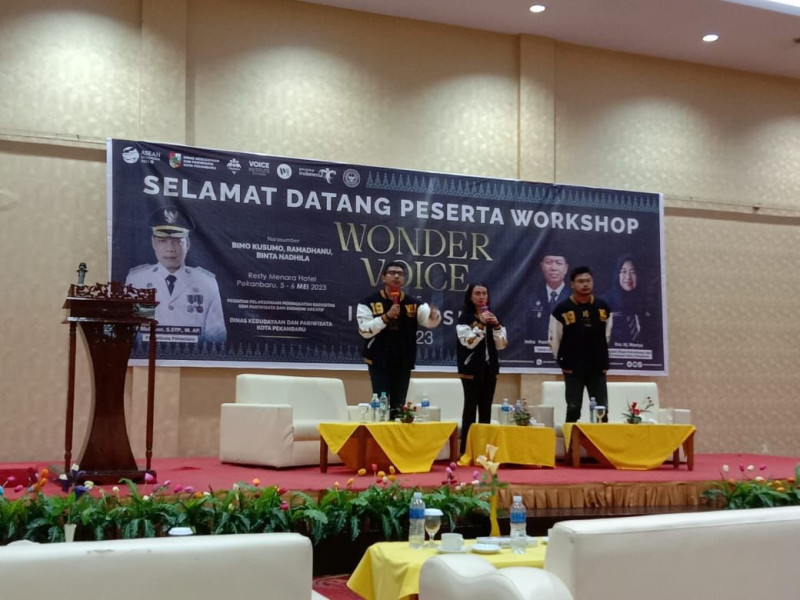 Disbudpar Pekanbaru Gelar Workshop Wonder Voice of Indonesia 2023