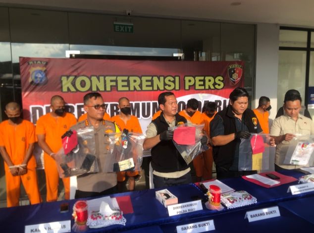 Kasus Kepemilikan Senjata Api Ilegal, Empat Pria di Pekanbaru Ditangkap