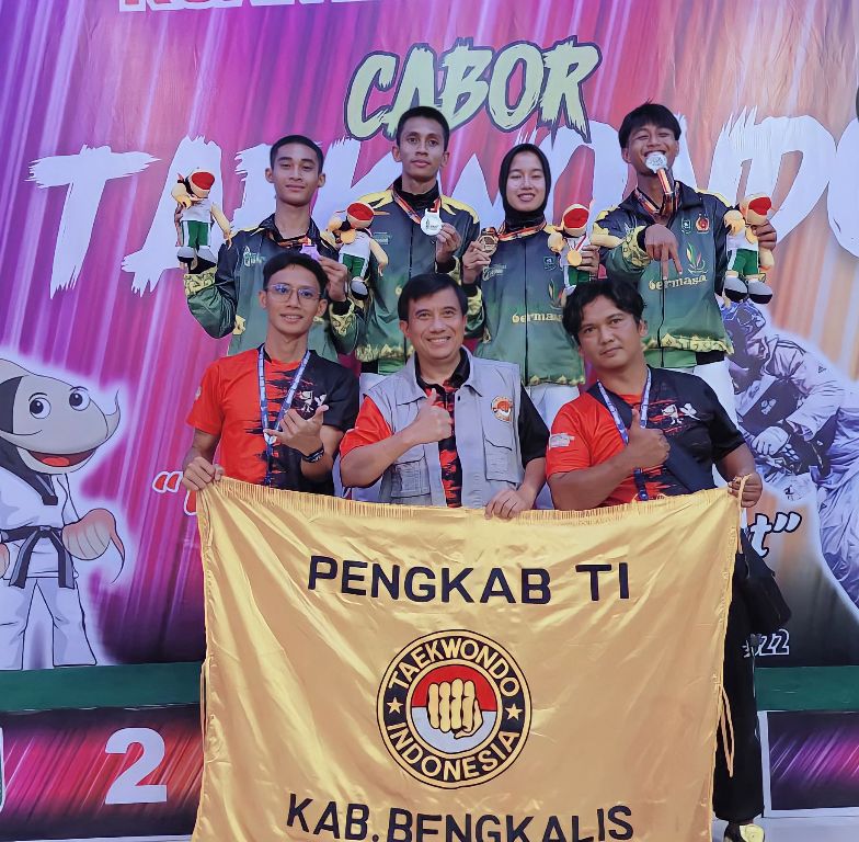 Satu Lagi, Atlet Taekwondo Hanifah Sumbang Medali Emas untuk Bengkalis di Porprov X Kuansing