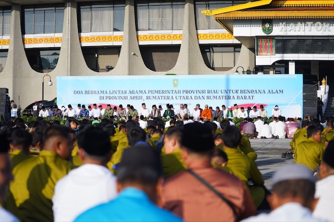 Pemprov Riau Gelar Doa Bersama untuk Korban Bencana Sumatra