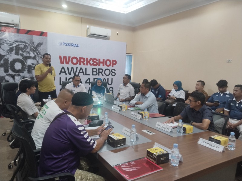Awal Bross Liga 4 Riau 2025/2026: 9 Klub Ikuti Workshop