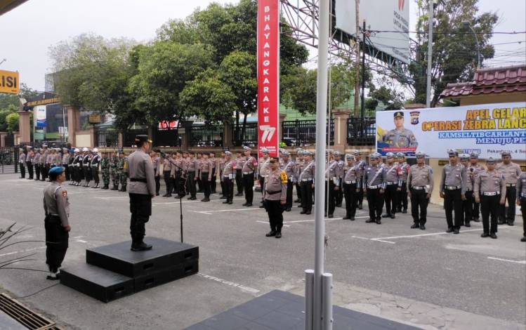 Ops Zebra Lancang Kuning di Pekanbaru Dimulai, Ini yang Tak Boleh Dilanggar