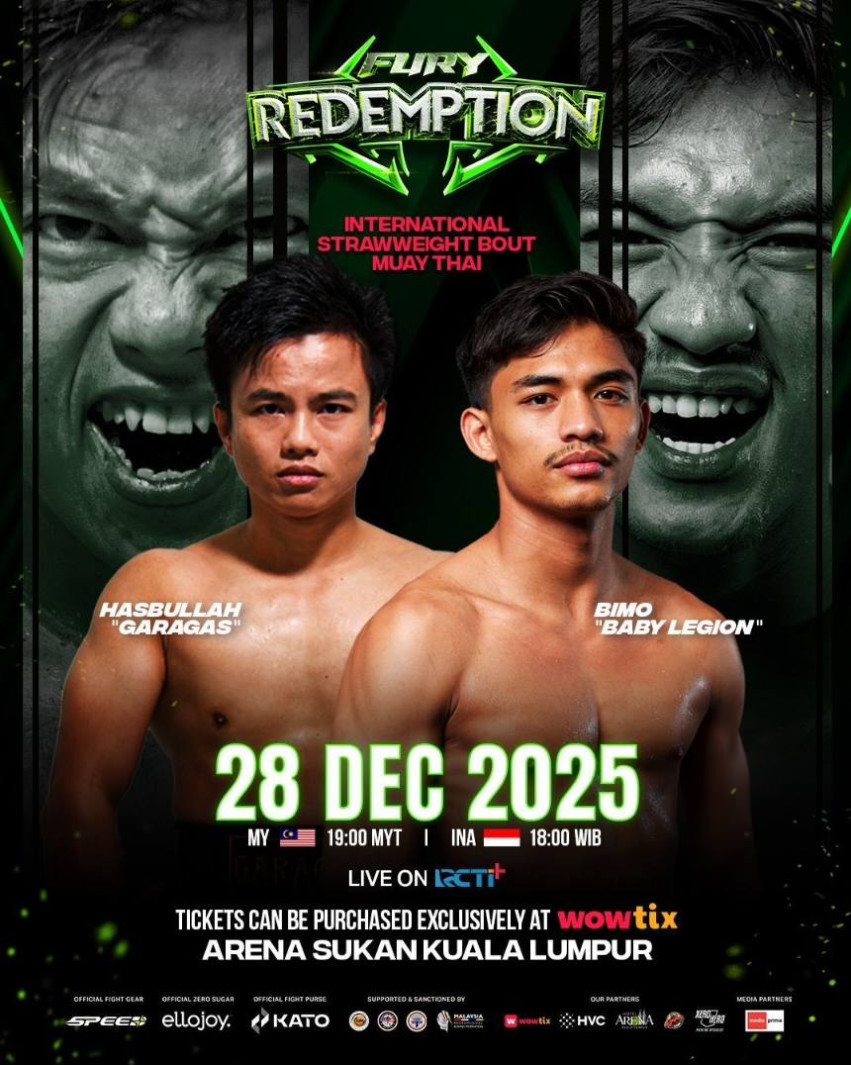 Debut Internasional, Bimo Bawa Merah Putih di Ring Muaythai Malaysia
