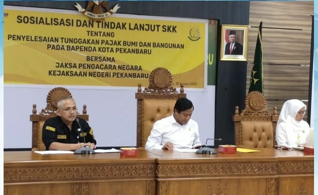 Tunggak Pajak Sejak 1995, Bapenda dan Kejari Pekanbaru Panggil Wajib Pajak