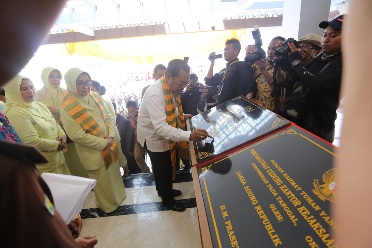 Resmikan Gedung Kejati, ini Pesan Jaksa Agung 