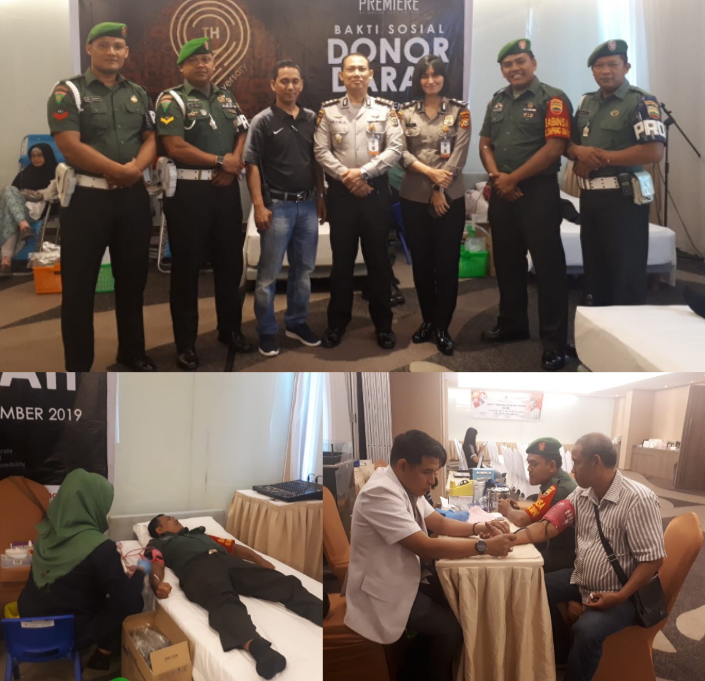 Babinsa Kodim 0301 Pekanbaru Hadiri Bhakti Sosial Priemere Anniversary