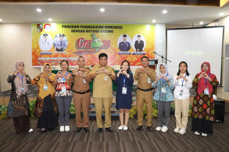 Dengan Metode GASING, Disdik Pekanbaru Gelar Pelatihan Peningkatan Kompetensi Numerasi Siswa