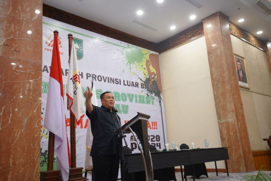 Ditunjuk Sebagai Ketua FPTI Riau, Ini Komitmen Pj Gubri SF Hariyanto