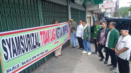 Kantor PPP Riau Disegel Sejumlah Pengurus Inti dan Tokoh Senior
