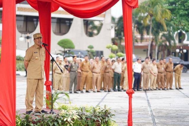 Syamsuar Pamit dan Sampaikan Permohonan Maaf ke Pegawai