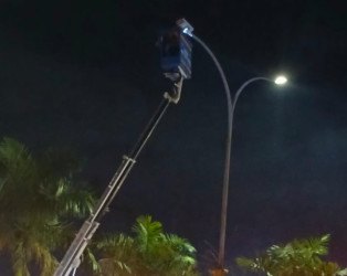 Dishub Pekanbaru Terus Telusuri Pelaku Lain Pencurian Kabel PJU