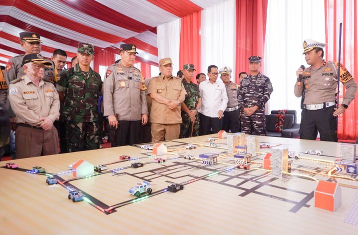 Tinjau Pos Mudik Lebaran bersama Forkopimda, Ini Pesan Pj Gubri SF Hariyanto