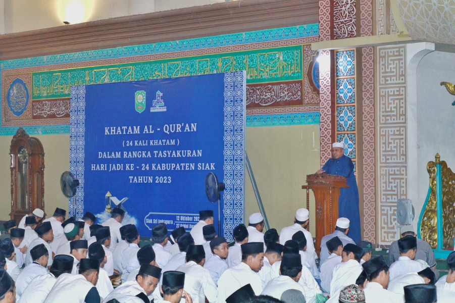 Pemerintah Kabupaten  Siak Gelar Khatam Al-Qur’an