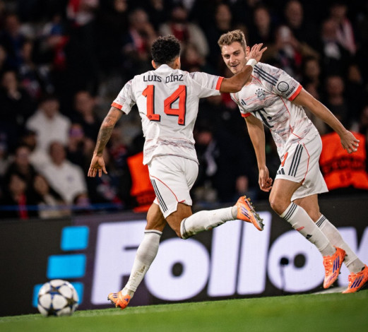 Bayern Tumbangkan PSG di Stadion Parc des Princes