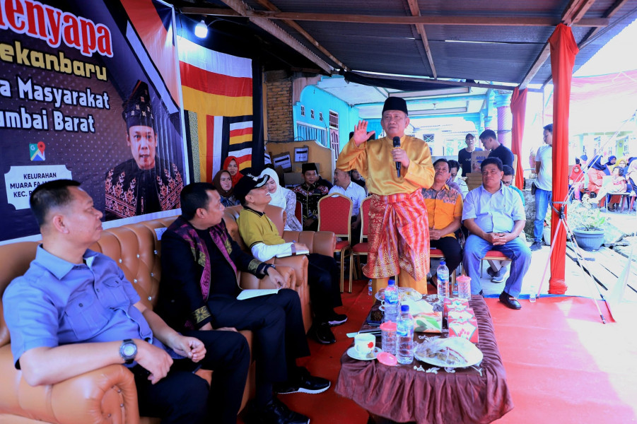 Dinas PUPR Pekanbaru Komitmen Tambal Sulam Jalan Sri Amanah