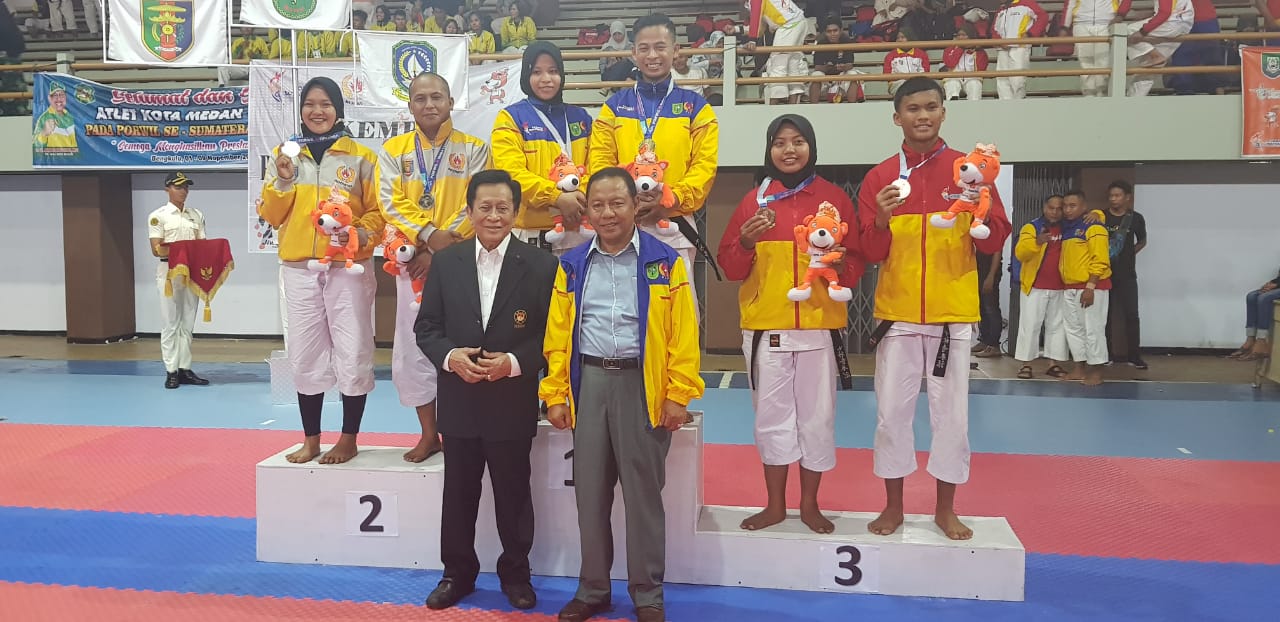 PORWIL SUMATERA, Kempo Sumbang Medali Emas Perdana Kontingen Riau