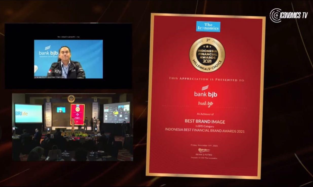 bank bjb Raih 3 Penghargaan di Indonesia Best Financial Brands Award 2021