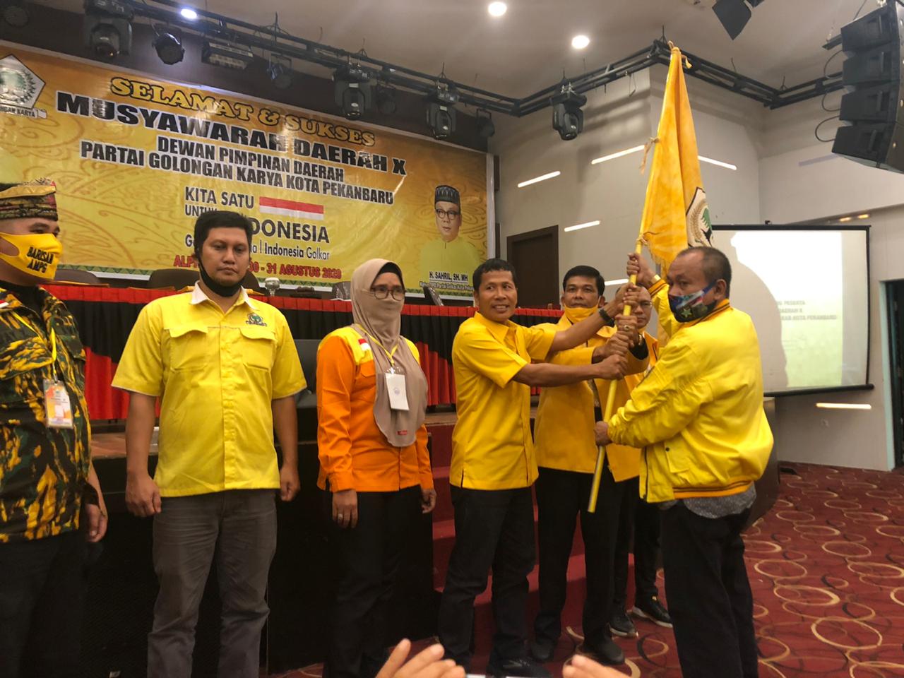 Sahril Kembali Pimpin Partai Golkar Pakanbaru Periode 2020-2025