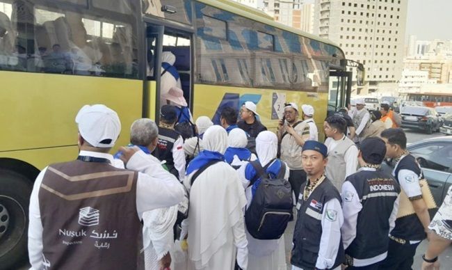 Sebanyak 450 Jemaah Haji Pekanbaru Kloter BTH 06 Tiba di Tanah Air