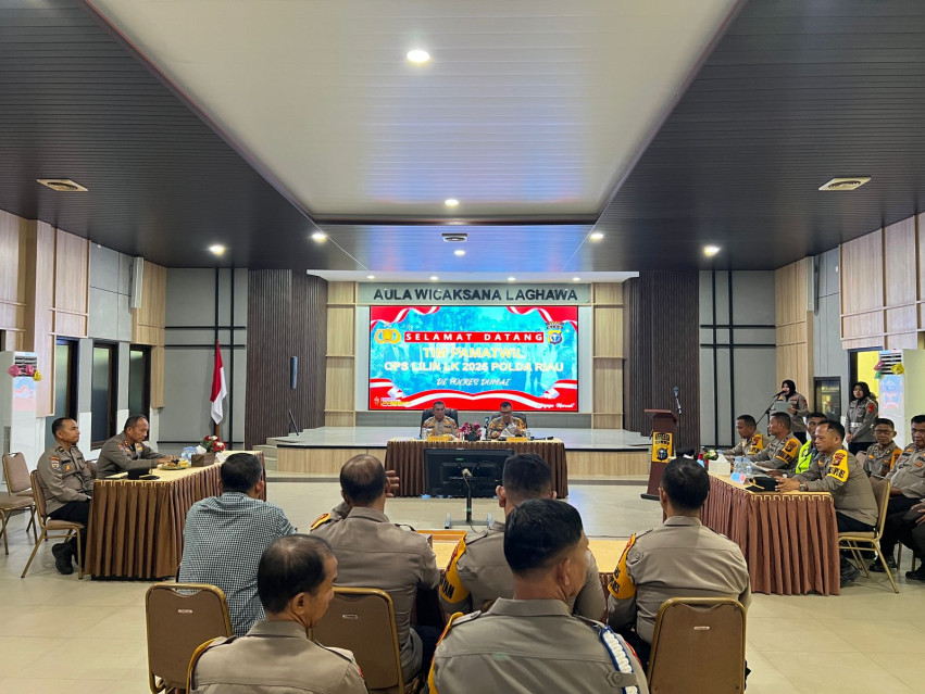 Tim Pamatwil Polda Riau Cek Kesiapsiagaan Pengamanan Nataru di Dumai