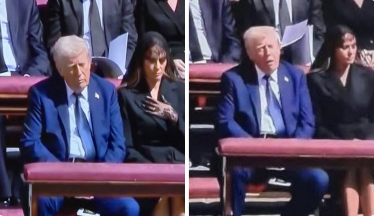 Gara-gara Jas, Donald Trump Dituding Tak Hormat di Pemakaman Paus Fransiskus