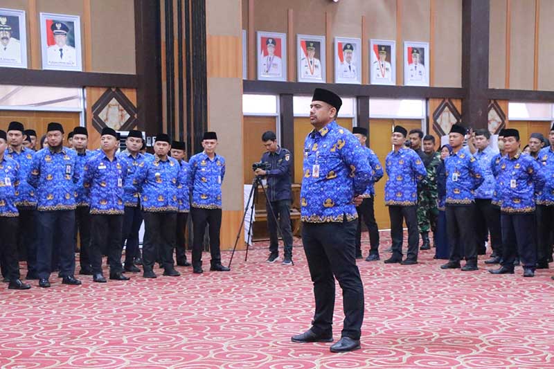 Kepala BPKAD Pekanbaru Ikuti Upacara Hari Lahir Pancasila