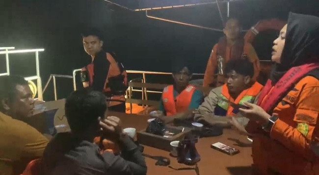 KM Ade Putra Tenggelam di Selat Malaka Rohil, Lima Awak Hilang