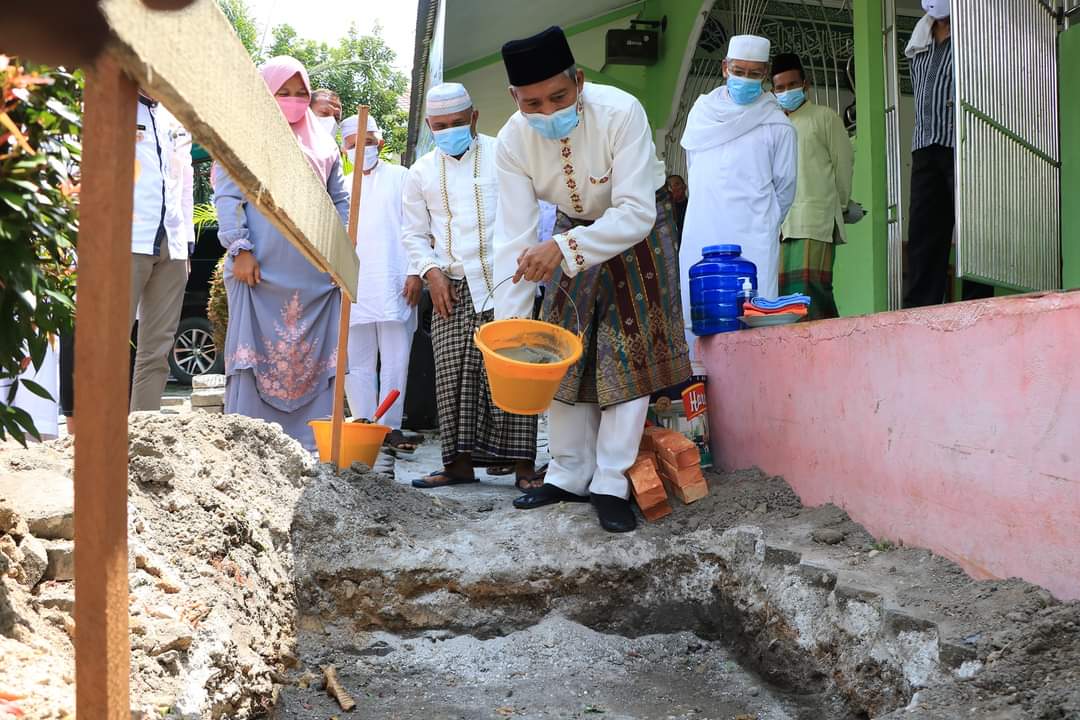 Ayat Cahyadi Jadi Saksi Pembangunan Renovasi Masjid Alfatiha