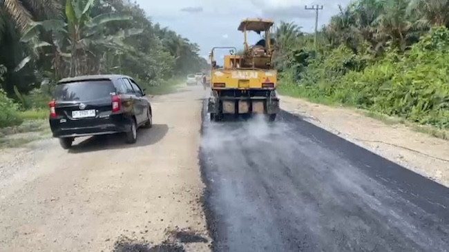UPT VI PUPR Riau Gerak Cepat Perbaiki Jalan Simpang Kumu Rohul Sepanjang 37 Km