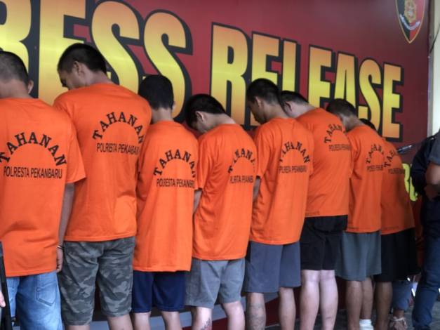 10 Tahanan Polsek Rumbai Kabur dari Sel Sudah Tertangkap