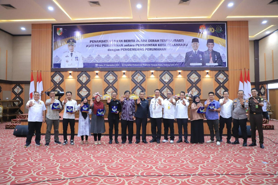 Dinas Perkim Terima Aset Fasos dan Fasum dari Pengembang Perumahan