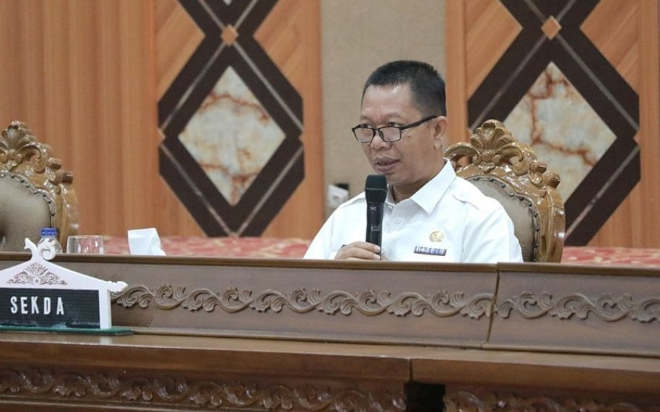 Dipimpin Sekda Pekanbaru, BPKAD Hadiri Rapat Penyampaian Hasil Reviu LPPD Tahun 2023 oleh Inspektorat